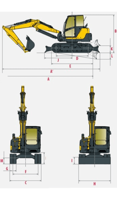 Daten des Yanmar SV100-2PB