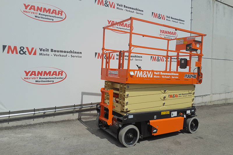 JLG 3246R Elektro-Scherenbühne zur Miete für Montage-, Wartungs- und Bauarbeiten