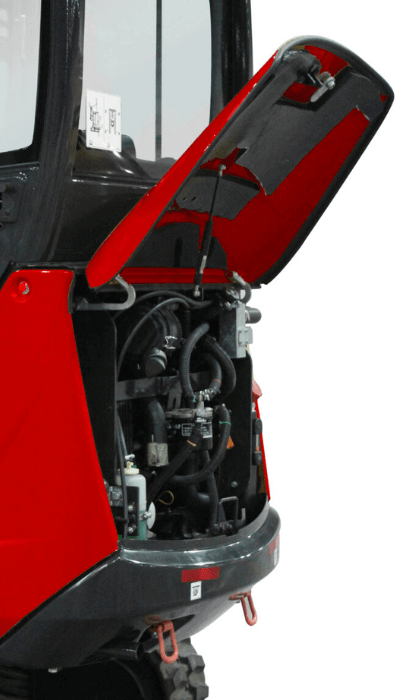Motor des SV17VT Minibagger von Yanmar