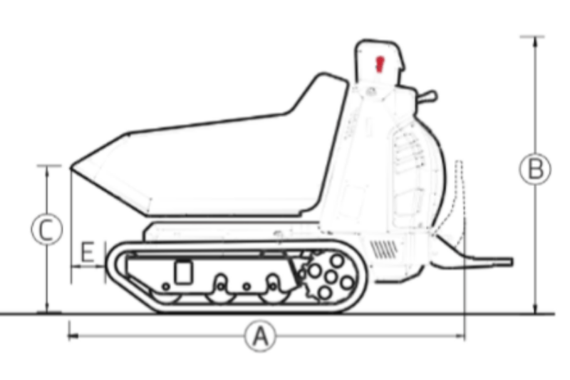 Zeichnung des C13.85 RI Dumpers von Cormidi