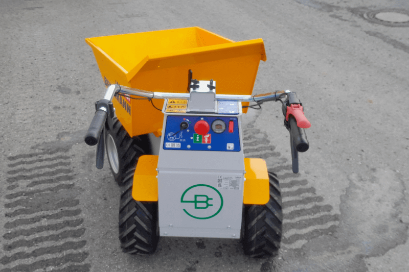 Der Bergmann C301 S Elektro-Dumper von hinten