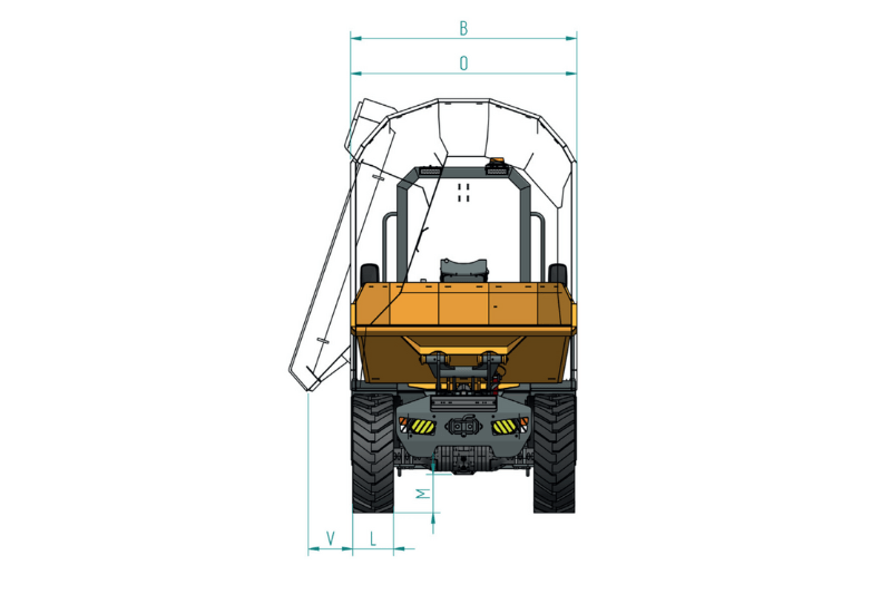 Eine technische Zeichnung des Bergmann C805s