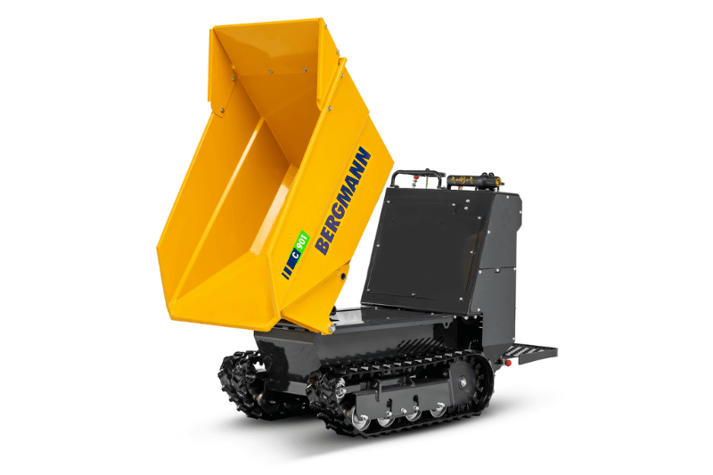 Der Bergmann C901 Frontkipper Kettendumper mit Elektroantrieb