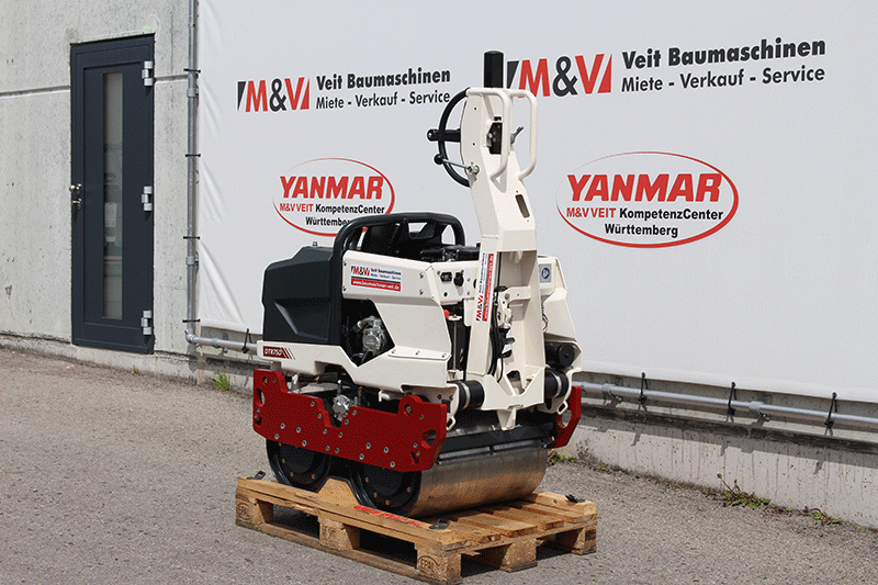 Dynapac DTR 75 Handwalze zur Miete bei M&V Veit – kompakte und leistungsstarke Vibrationswalze für Tiefbau und Glasfaserarbeiten