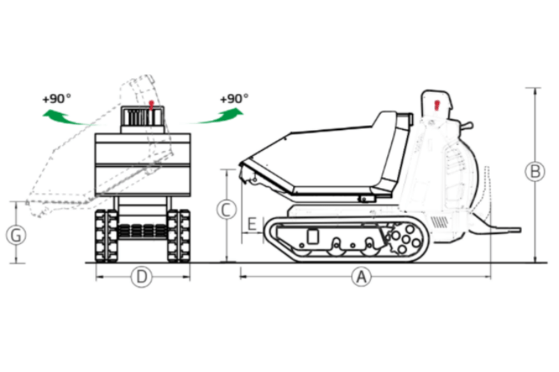 Zeichnung des C13.85 RIX Dumpers von Cormidi