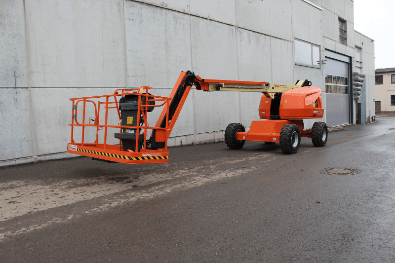 Seitenansicht links der JLG 460SJ Teleskoparbeitsbühne