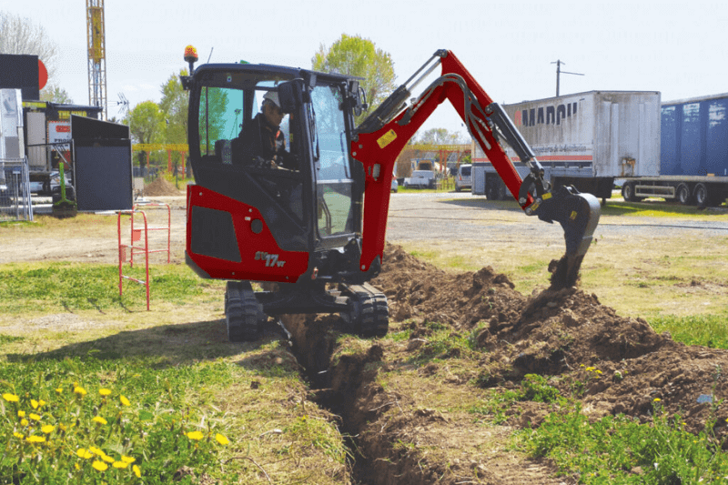 SV17VT Minibagger von Yanmar in der Landwirtschaft