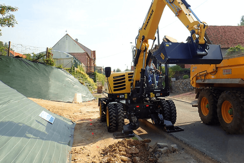 Bagger B95W von Yanmar