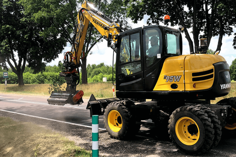 Mobilität mit unserem B95W von Yanmar