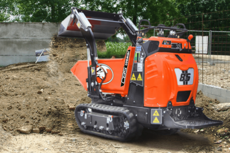 Einsatzbild des C10.85 AC Dumpers von Cormidi