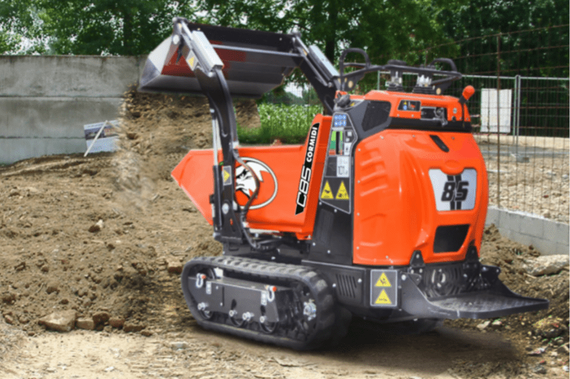 Einsatzbild des C10.85 ACW Dumpers von Cormidi