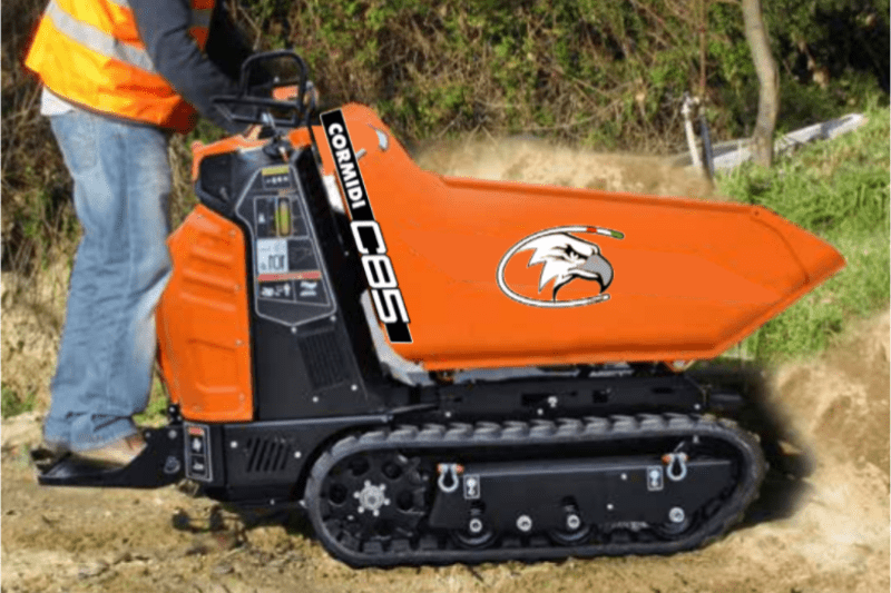 Einsatzbild des C13.85 RI Dumpers von Cormidi