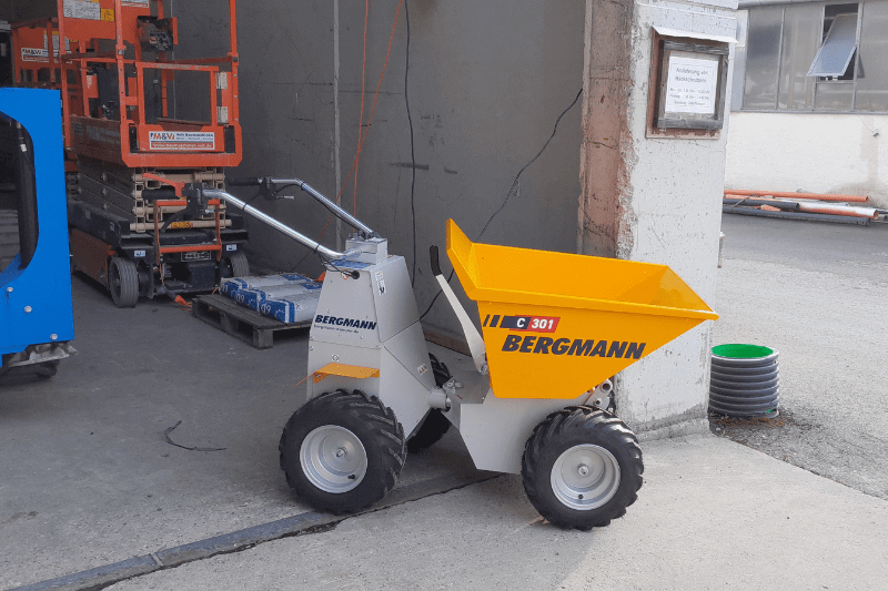 Der Bergmann C301 S Minidumper im Einsatz