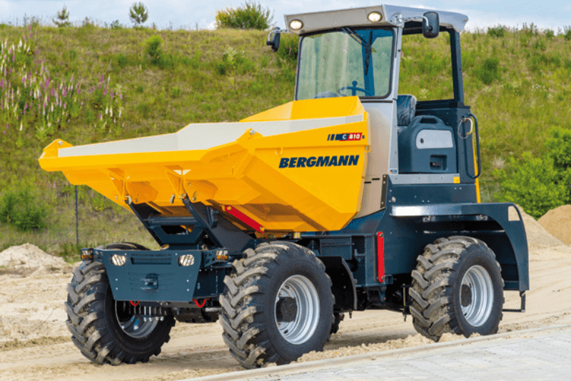 Maschinenbild des Raddumpers Bergmann C810s