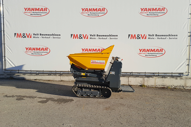 Seitenansicht des Bergmann C901 Hochkipper Dumper