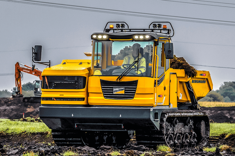 Maschinenbild des Kettendumpers C912s von Bergmann