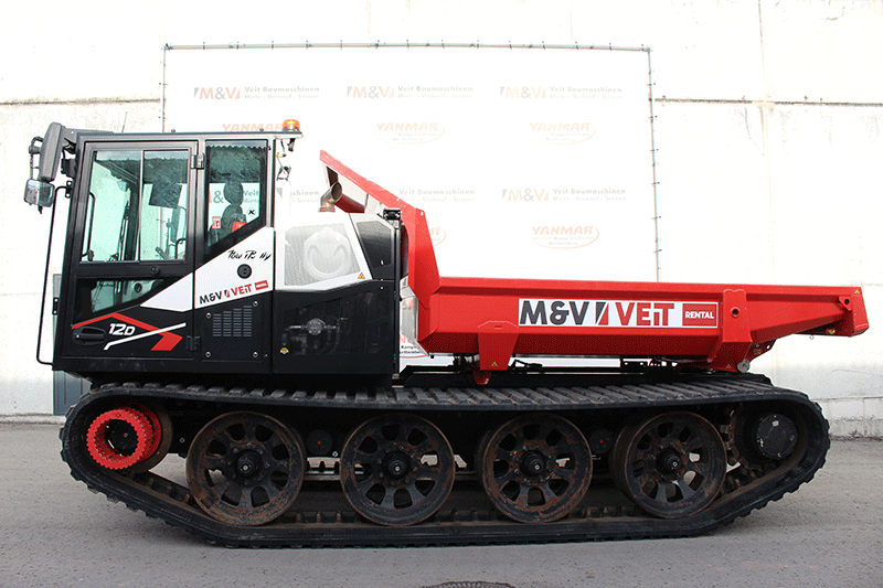 PowerBully 12 D Kettendumper – robuster Kettendumper mit hoher Nutzlast für professionellen Materialtransport auf Baustellen und im Gelände