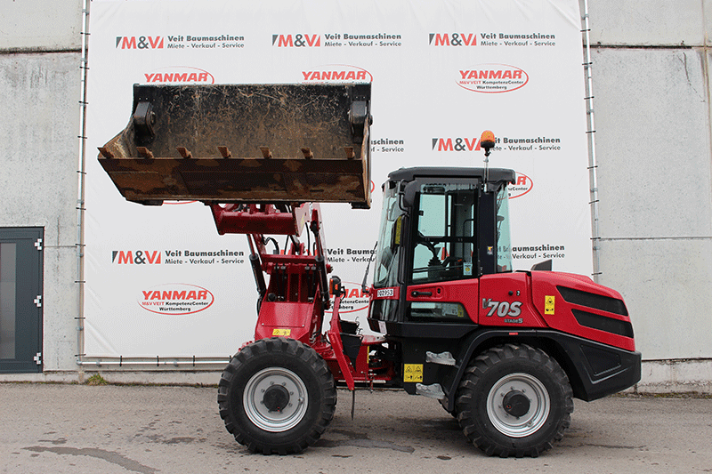 linke Seite des Radlader Yanmar V70 Stage 5