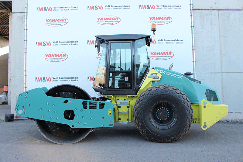 Linke Seite des Walzenzugs Ammann ARS 110